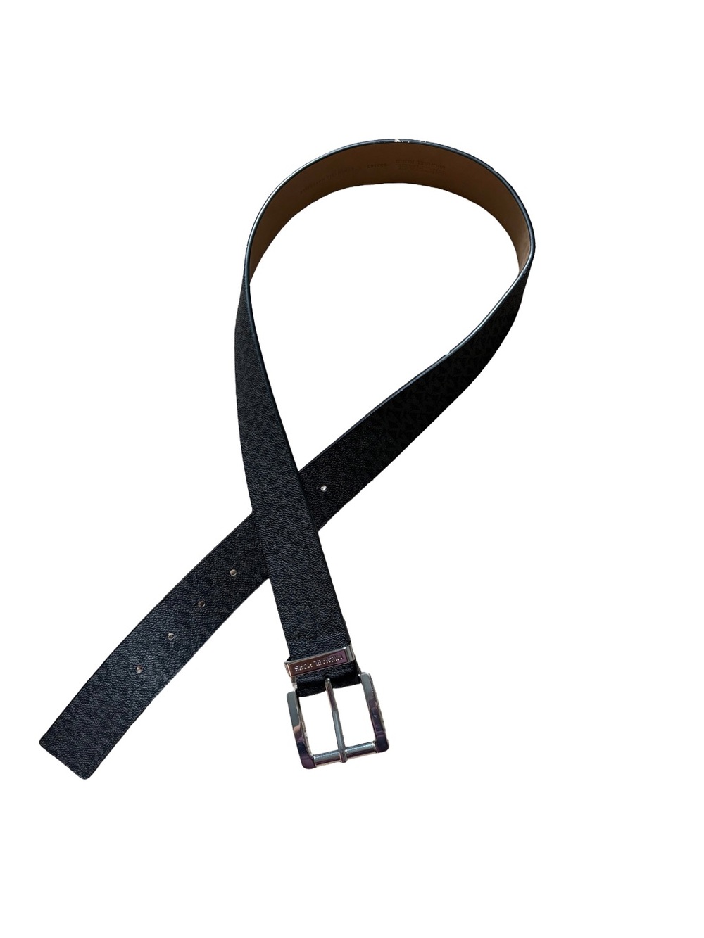 Michael Kors 553143 MK Signature Monogram Belt Size S